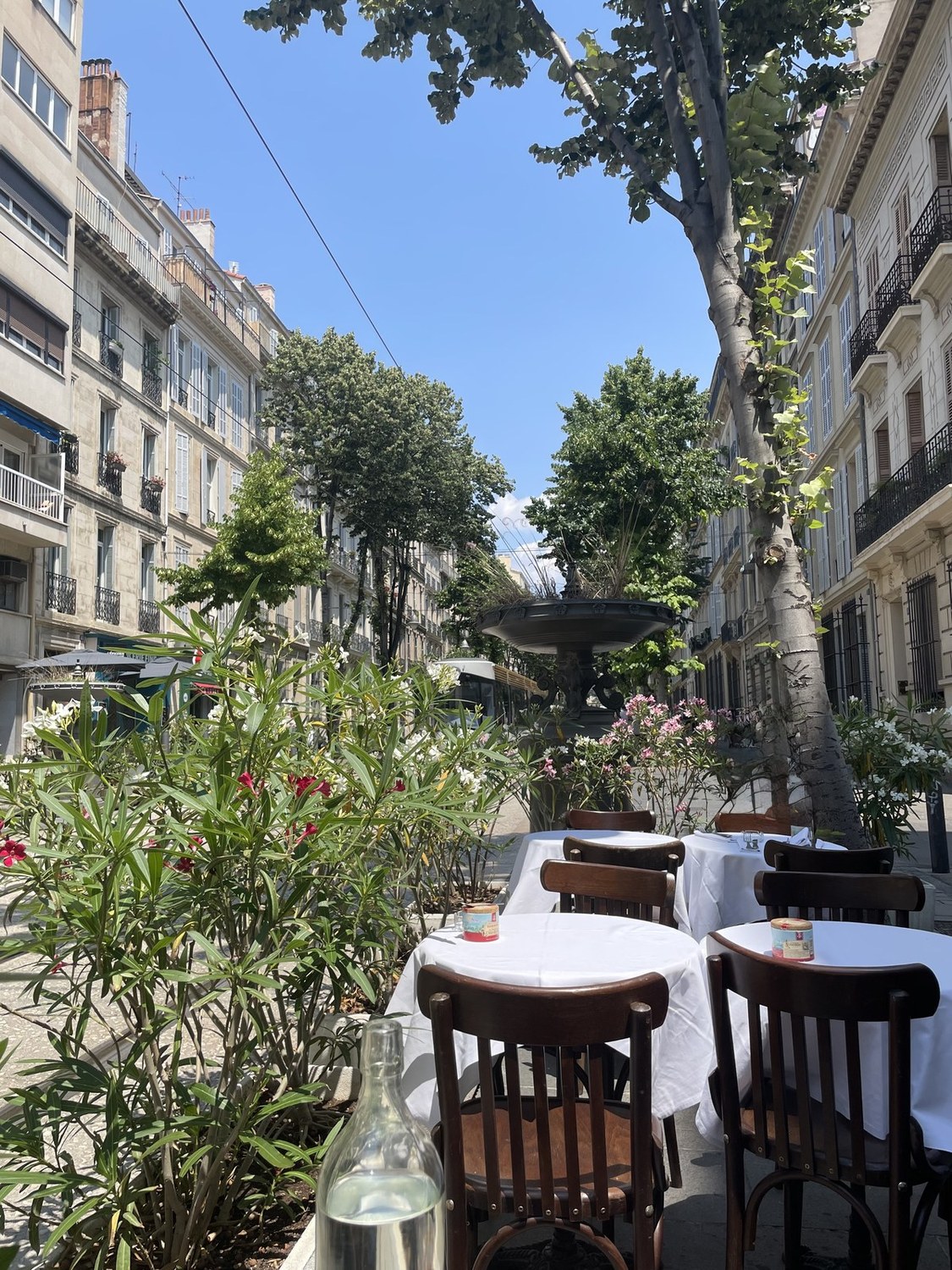 Espresso en terrasse